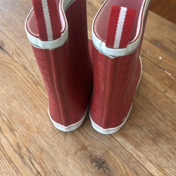 Tretorn Pink Polka Dot Rain Boots size 37 - Picture 5 of 7